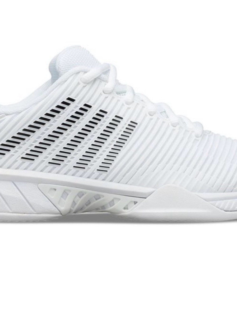 2 pair K-Swiss White Trainer with Black Vent Stripes